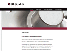 Tablet Screenshot of berger-industries.com